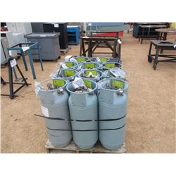 (11) PROPANE GAS BOTTLE, FITS FORKLIFT