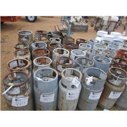 (5) PROPANE GAS BOTTLE FITS FORKLIFT (AS IS)