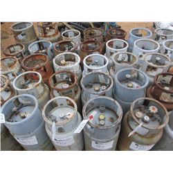 (5) PROPANE GAS BOTTLE FITS FORKLIFT (AS IS)