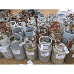 (5) PROPANE GAS BOTTLE FITS FORKLIFT (AS IS)