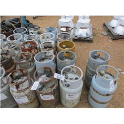 (5) PROPANE GAS BOTTLE FITS FORKLIFT (AS IS)