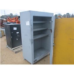 WOOD STORAGE CABINET