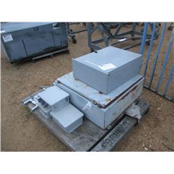 (5) MISC SIZE ELECTRICAL CONTROL PANELS