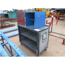 (2) METAL STORAGE CABINET