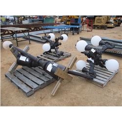 (2) OUTDOOR HORSE STYLE LIGHTS