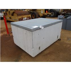 CONCRETE BOX WITH GALVANIZED LID- 54"X78"X36"