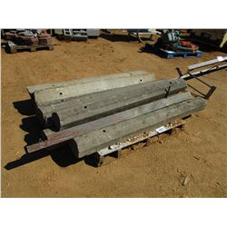 (8) PARKING SPACE CURBS