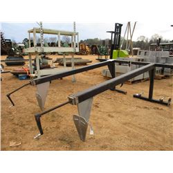 (2) METAL STAND ROLL AROUND