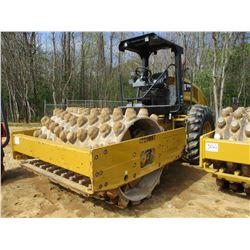 2015 CAT CP54B ROLLER, VIN/SN:CPX80187 - VIBRATORY, 84" PADFOOT DRUM, CANOPY, METER READING 1,849 HO