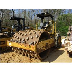 2005 CAT CS-533E ROLLER, VIN/SN:ALS00642 - VIBRATORY, SMOOTH DRUM, PADFOOT SHELL KIT, CANOPY