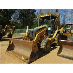 2005 CAT 416D LOADER BACKHOE, VIN/SN:BFP15001 -4X4, MP BUCKET, AUX HYD, CANOPY, METER READING 2,285 
