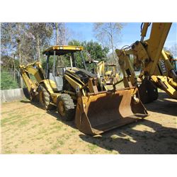 CAT 416C LOADER BACKHOE, VIN/SN:4ZN02145 - 4X4, E-STICK, MP BUCKET W/FLIP FORKS, 24" HOE BUCKET, AUX