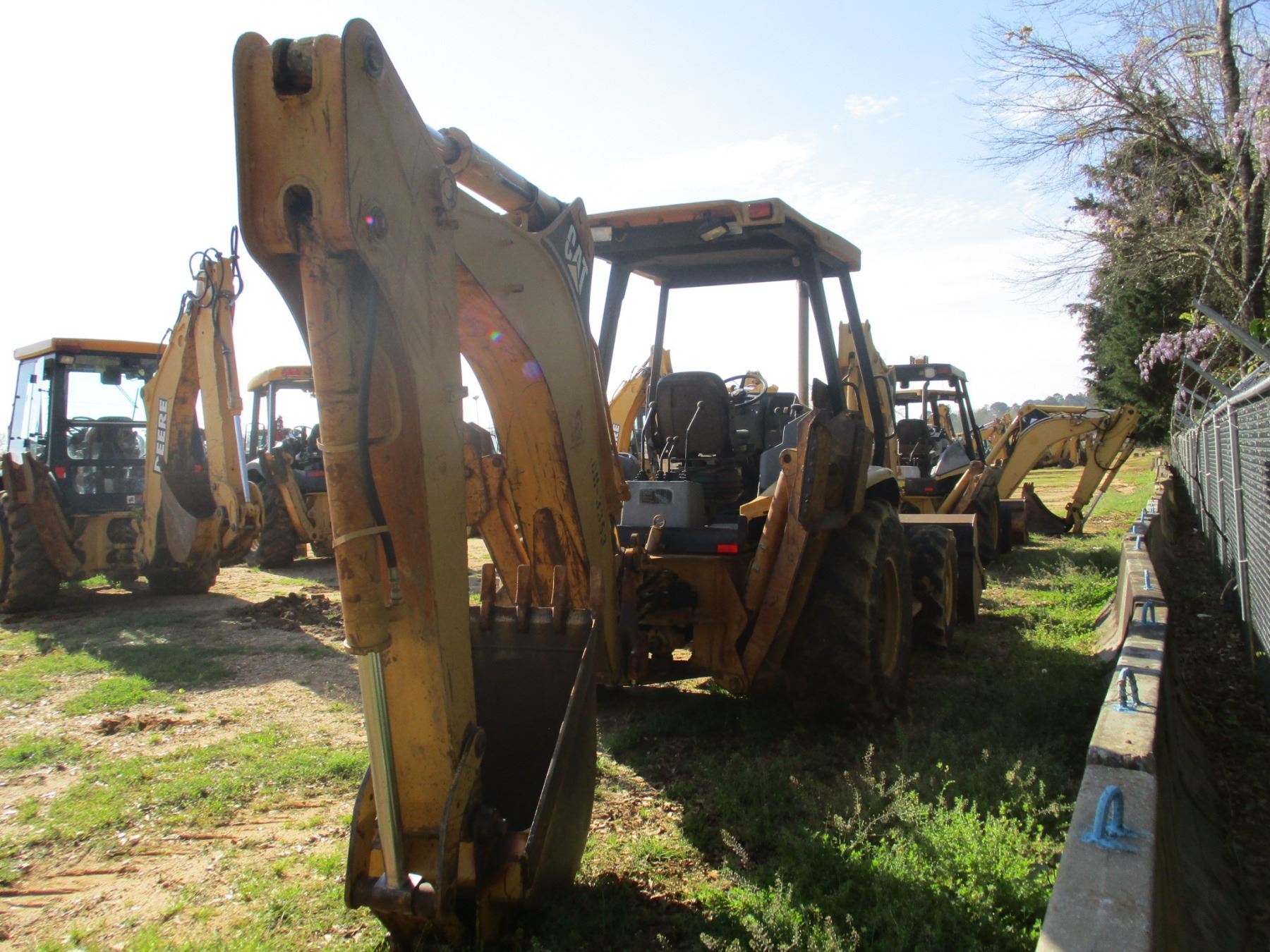 CAT 416C LOADER BACKHOE, VIN/SN1WR03553 4X4, QUICK COUPLER, GP