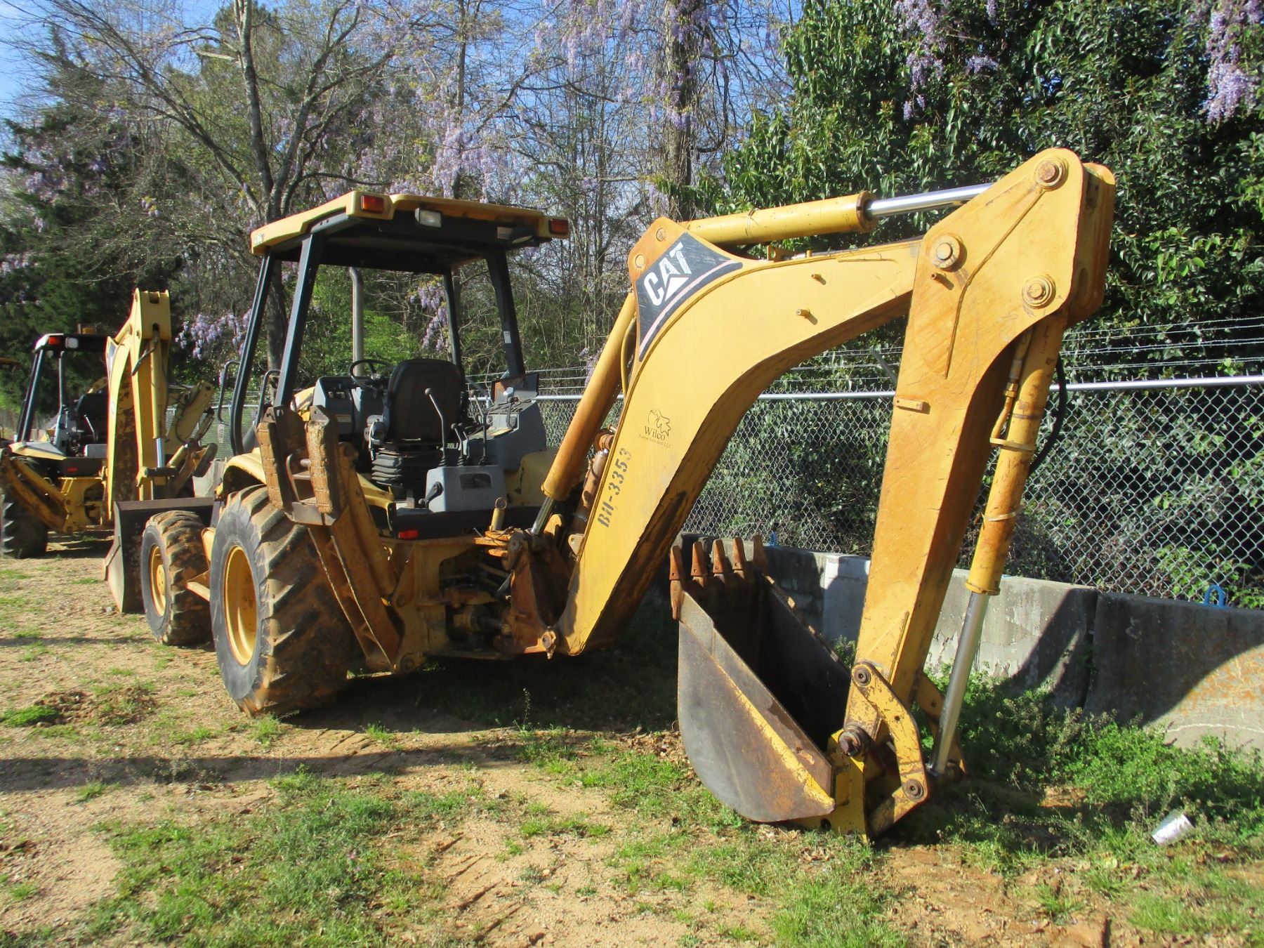 CAT 416C LOADER BACKHOE, VIN/SN1WR03553 4X4, QUICK COUPLER, GP