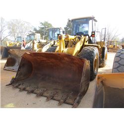2008 CAT 966H WHEEL LOADER, VIN/SN:A6D01653 - GP BUCKET, ECAB W/AIR, 26.5R25 TIRES, METER READING 12
