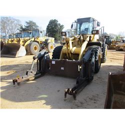 KOMATSU WA380-3MC WHEEL LOADER, VIN/SN:951427 - PIPE FORKS, ECAB W/AIR, 23.5-25 TIRES, METER READING