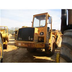 JOHN DEERE 762B SCRAPER, VIN/SN:746938 - ELEVATING, CANOPY, 23.5-25 TIRES, METER READING 5,943 HOURS