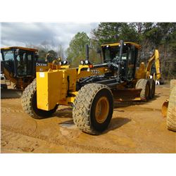 2008 JOHN DEERE 772D MOTOR GRADER, VIN/SN:619574 - 14' HYD MOLDBOARD W/TIP CONTROL, PUSH BLOCK, REAR