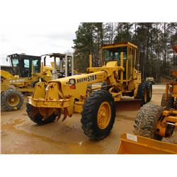JOHN DEERE 570B MOTOR GRADER, VIN/SN:518496 - 12' MOLDBOARD W/TIP CONTROL, SCARIFIER, FRONT MTD, ECA