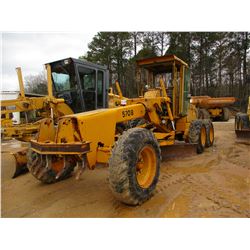 JOHN DEERE 570B MOTOR GRADER, VIN/SN:523107 - 12' HY MOLDBOARD, SCARIFIER, ECAB, 15.5-25 TIRES