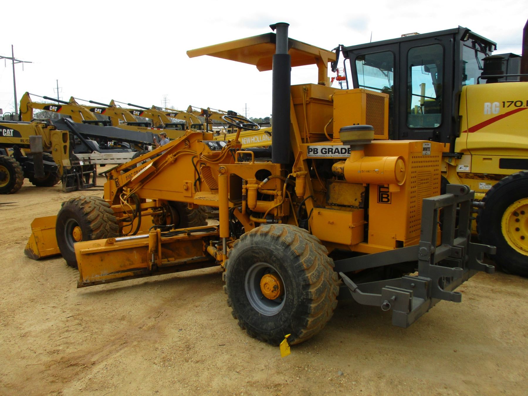 PB 510CWE MOTOR GRADER, VIN/SN:PBC86K460 - REAR RIPPER, FRONT BUCKET ...