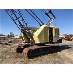 P&H 535 CRAWLER CRANE, VIN/SN:34155 - 35 TON, 90' BOOM, HOOK BLOCK, CUMMINS N855P ENGINE (SOLD ABSEN