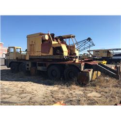 1970 LORAIN MC9115 TRUCK CRANE, VIN/SN:32359 - 110 TON, 120' BOOM, HOOK BLOCK (NO PENDANT LINES & SO
