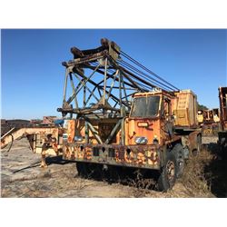 1972 P & H 670-TC TRUCK CRANE, VIN/SN:32357 - 70 TON, 100' BOOM, HOOK BLOCK, CUMMINS N855P ENGINE, T
