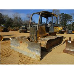 2005 JOHN DEERE 650J LGP CRAWLER TRACTOR, VIN/SN:101281 - 6 WAY BLADE, SWEEPS, REAR SCREEN, METER RE