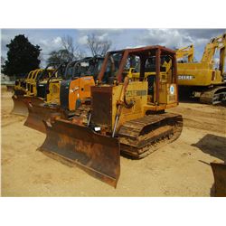 1986 CASE 850D CRAWLER TRACTOR, VIN/SN:7403093 - 6 WAY BLADE, CANOPY, SWEEPS, REAR SCREEN, METER REA