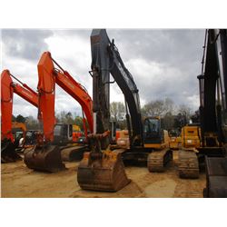 2011 JOHN DEERE 350DLC HYDRAULIC EXCAVATOR, VIN/SN:807198 - 13'-3" STICK, 60" BUCKET, ECAB W/AIR, ME