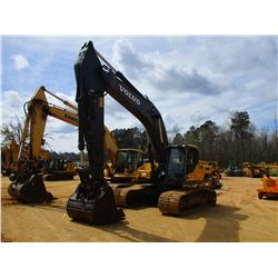 2013 VOLVO EC300DL HYDRAULIC EXCAVATOR, VIN/SN:210762 - 12'-4" STICK, 55" BUCKET, AUX HYD, REAR CAME