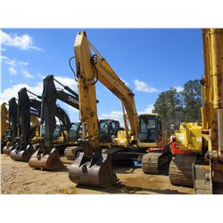 KOMATSU P220LC HYDRAULIC EXCAVATOR, - 9' STICK, 48" BUCKET, ECAB W/AIR