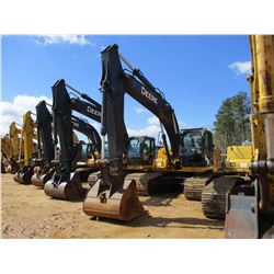 2014 JOHN DEERE 210GLC HYDRAULIC EXCAVATOR, VIN/SN:522665 - 9'6" STICK, 48" BUCKET, ECAB W/AIR, METE