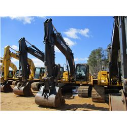2015 JOHN DEERE 210G LC HYDRAULIC EXCAVATOR, VIN/SN:523295 - 10' 10" STICK, 48" BUCKET, HYF THUMB, A