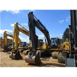 2013 JOHN DEERE 210G LC HYDRAULIC EXCAVATOR, VIN/SN:521102 - 9' STICK, 48" BUCKET, THUMB, ECAB W/AIR