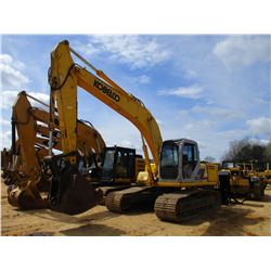 2005 KOBELCO SK210LC HYDRAULIC EXCAVATOR, VIN/SN:YQ08-U2043 - 9' 6" STICK, 42" BUCKET, ECAB W/AIR, M