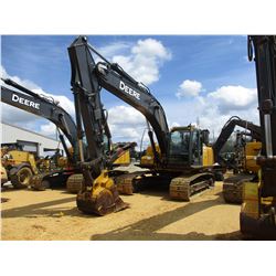 JOHN DEERE 200DLC HYDRAULIC EXCAVATOR, VIN/SN:512947 - 9' 6" STICK, 34" BUCKET, HYD THUMB, AUX HYD, 