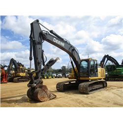 2007 JOHN DEERE 200DLC HYDRAULIC EXCAVATOR, VIN/SN:510441 - 9' 6" STICK, 48" BUCKET, HYD THUMB, QUIC
