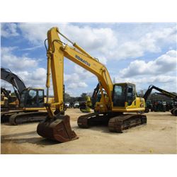 2011 KOMATSU PC200LC-8 HYDRAULIC EXCAVATOR, VIN/SN:A89644 - 10' STICK, 48" BUCKET, ECAB W/AIR, METER