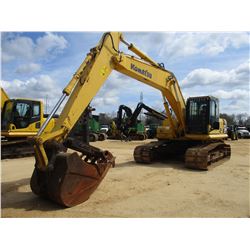 2006 KOMATSU PC200LC-8 HYDRAULIC EXCAVATOR, VIN/SN:C60481 - 9' 6" STICK, 48" BUCKET, THUMB, ECAB W/A