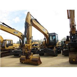 2008 CAT M322D WHEELED EXCAVATOR, VIN/SN:W2S00290 - 9' 6" STICK, 78" BUCKET COUPLE, AUX HYD, BLADE, 