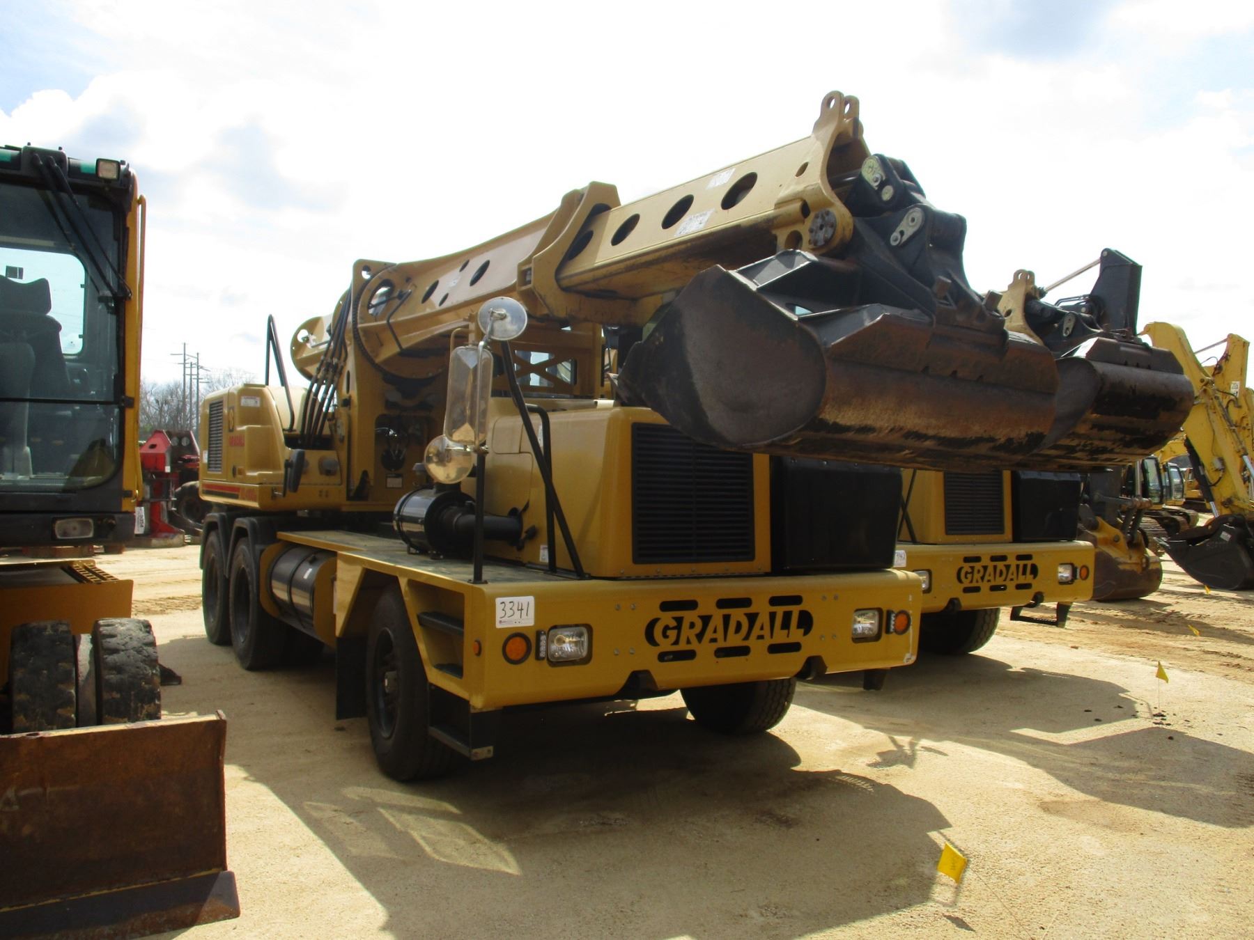 GRADALL XL 4100 IV WHEELED EXCAVATOR, VIN/SN:4100000501 -TELESCOPIC ...