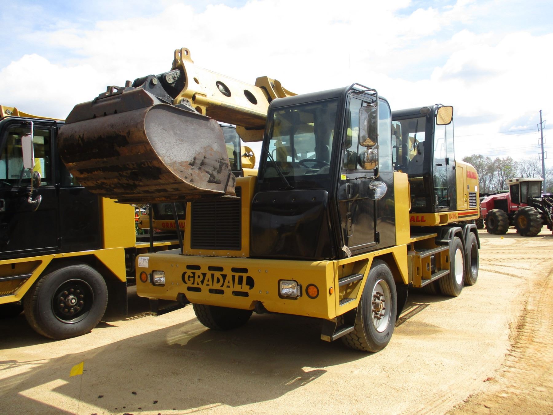 2012 GRADALL XL 4100 IV WHEELED EXCAVATOR, VIN/SN:4100000497 ...