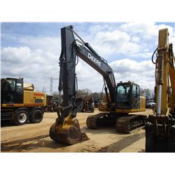 2014 JOHN DEERE 160GLC HYDRAULIC EXCAVATOR, VIN/SN:055679 - 10' STICK, 42" BUCKET, HYD THUMB, ECAB W