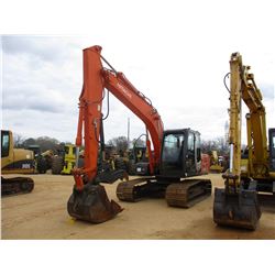 2012 HITACHI ZX120-3 HYDRAULIC EXCAVATOR, VIN/SN:087279 - 10' STICK, 36" BUCKET, HYD THUMB, AUX HYD,