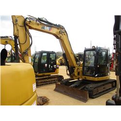 2011 CAT 308D CR EXCAVATOR, VIN/SN:FYC02046 - 7' 3" STICK, QUICK COUPLER, 22" BUCKET, AUX HYD, BLADE