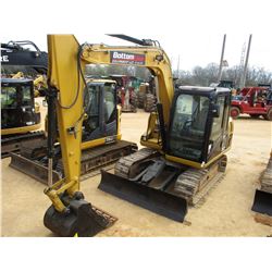 2013 CAT 307D MINI EXCAVATOR, VIN/SN:DSG03403 - 7' 6" STICK, 24" BUCKET, AUX HYD, BLADE, ECAB W/AIR,