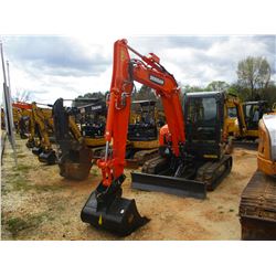 2017 DOOSAN DX63-3 EXCAVATOR, VIN/SN:DHKCEAAYHH6001877 - 6' STICK, QUICK COUPLER, 36" BUCKET, AUX HY