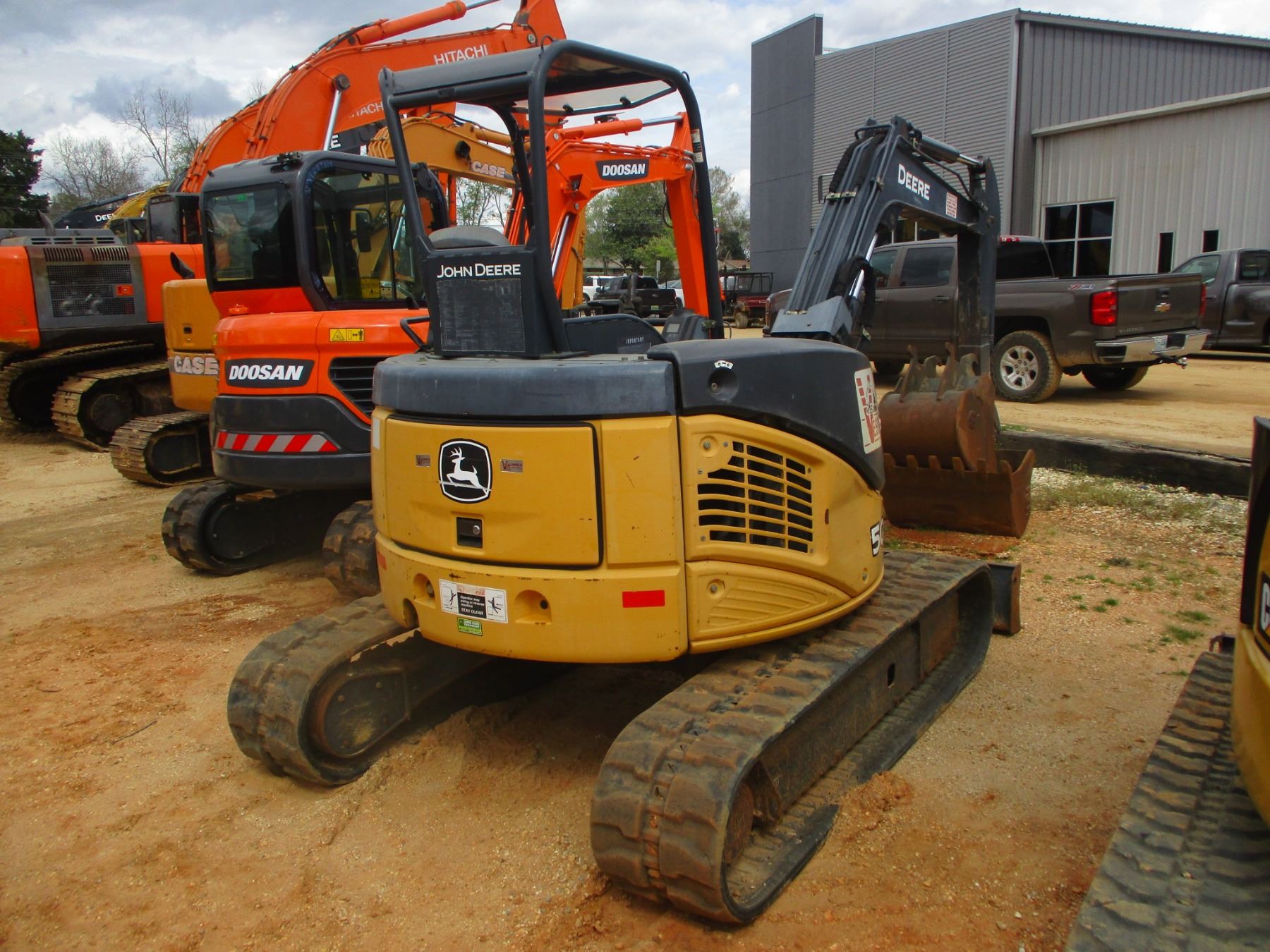 2007 JOHN DEERE 50D MINI HYDRUALIC EXCAVATOR, VIN/SN245701 5' STICK